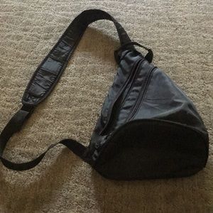 Over the shoulder black bag
